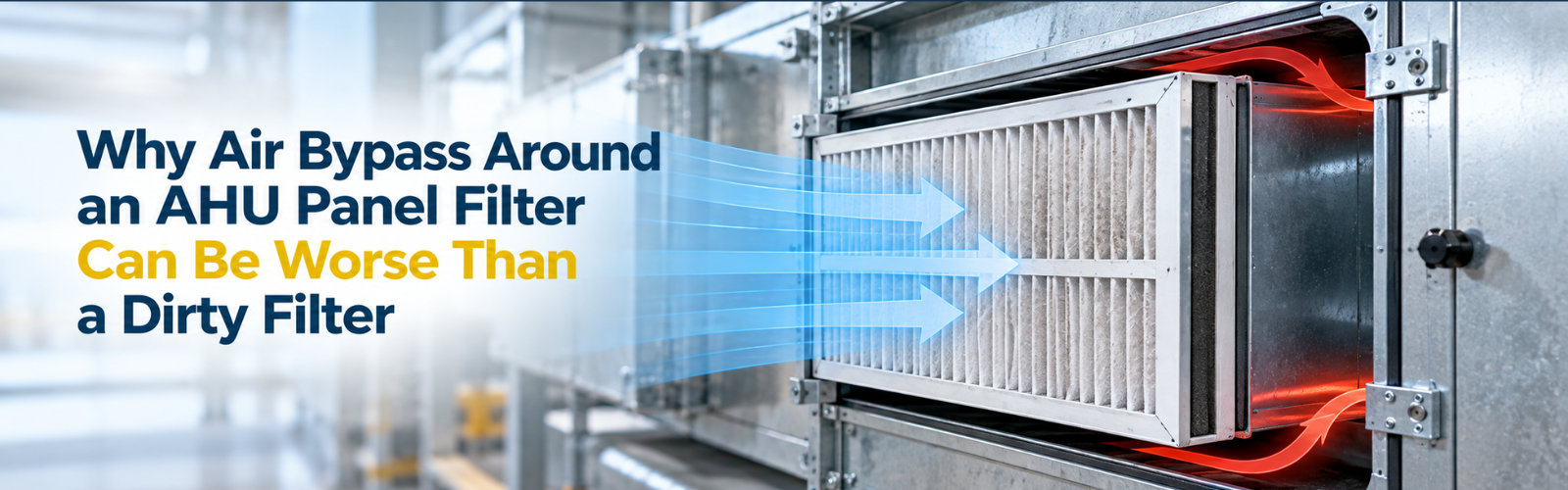 Why Air Bypass Around an AHU Panel Filter Can Be Worse Than a Dirty Filter