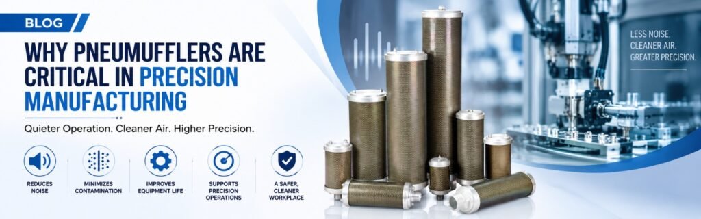 Silent Operations: Why Pneumufflers are Critical in Precision Manufacturing
